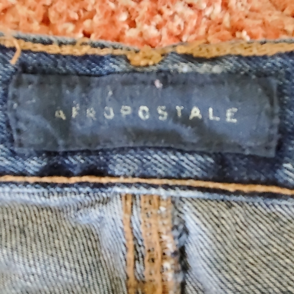 AEROPOSTALE HIGH RISE DENIM SHORTS - Picture 3 of 6